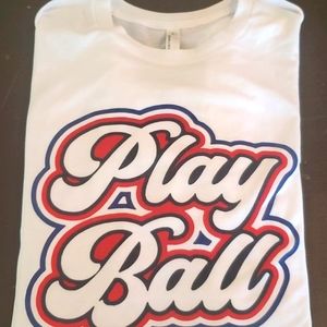 NWOT Play Ball Tshirt - XXL - Generous Fit